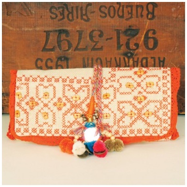 Cross-Stitch Clutch