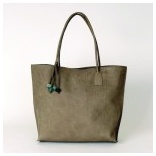 Moroccan Grey Leather Tote